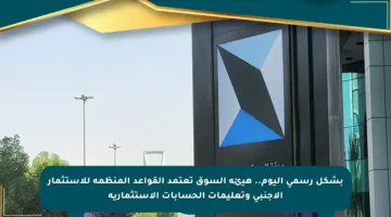 بشكل رسمي اليوم.. هيئة السوق تعتمد القواعد المنظمة للاستثمار الأجنبي وتعليمات الحسابات الاستثمارية